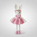 Handmade Crochet Bunny Girl Doll Toy in Dress