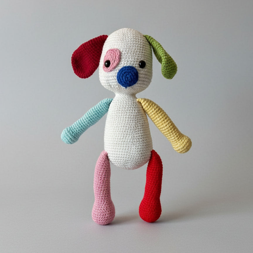 Handmade Crochet Dog Toy